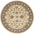 thumbnail image 1 of Mark&Day Wool Rugs, 4ft Round Paris Traditional Tan Area Rug, Brown Red Carpet for Living Room, Bedroom or Kitchen (4' Round), 1 of 9