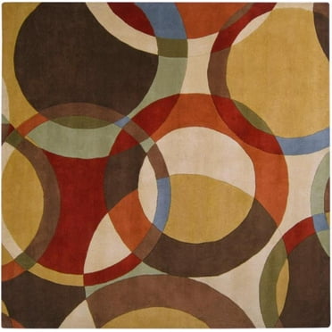 Mark&Day Area Rugs, 4x4 Besancon Modern Tan Square Area Rug (4' Square)