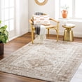thumbnail image 1 of Mark&Day Area Rugs, 4x6 Jules Traditional Ivory Area Rug, Cream Light Brown Dark Brown Carpet for Living Room, Bedroom or Kitchen (3'11" x 5'7"), 1 of 7