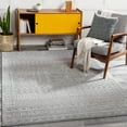 thumbnail image 1 of Mark&Day Area Rugs, 4x6 Ladoga Global Silver Gray Area Rug, Grey Carpet for Living Room, Bedroom or Kitchen (3'11" x 5'7"), 1 of 5