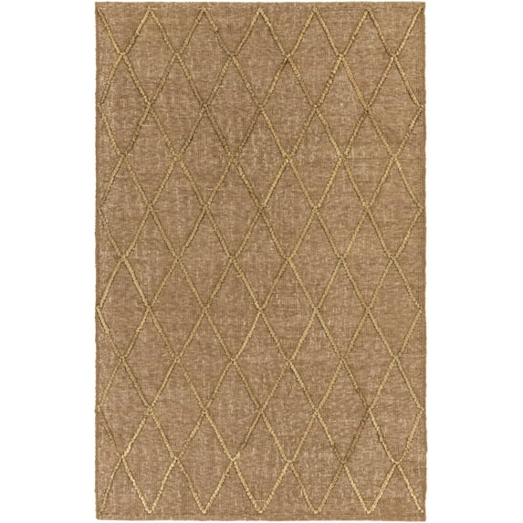 Mark&Day Jute Rugs, 4x6 Banff Cottage Brown Area Rug, Brown Beige Carpet for Living Room, Bedroom or Kitchen (4' x 6')