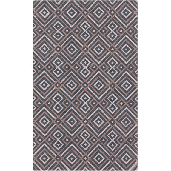 Mark&Day Area Rugs, 4x6 Brewton Modern Teal Aqua/Gray Area Rug, Grey Brown Ivory Carpet for Living Room, Bedroom or Kitchen (3'6" x 5'6")
