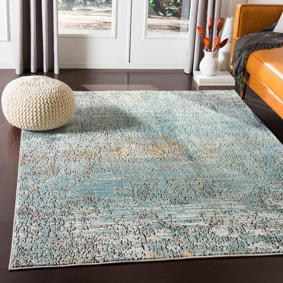 Mark&Day Area Rugs, 4x6 Doubs Traditional Aqua Area Rug, Grey Blue Carpet for Living Room, Bedroom or Kitchen (3'11" x 5'11")