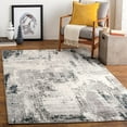 thumbnail image 1 of Mark&Day Area Rugs, 4x6 Lake Zurich Modern Charcoal Marble Area Rug, Grey Cream Carpet for Living Room, Bedroom or Kitchen (4'3" x 5'11"), 1 of 2