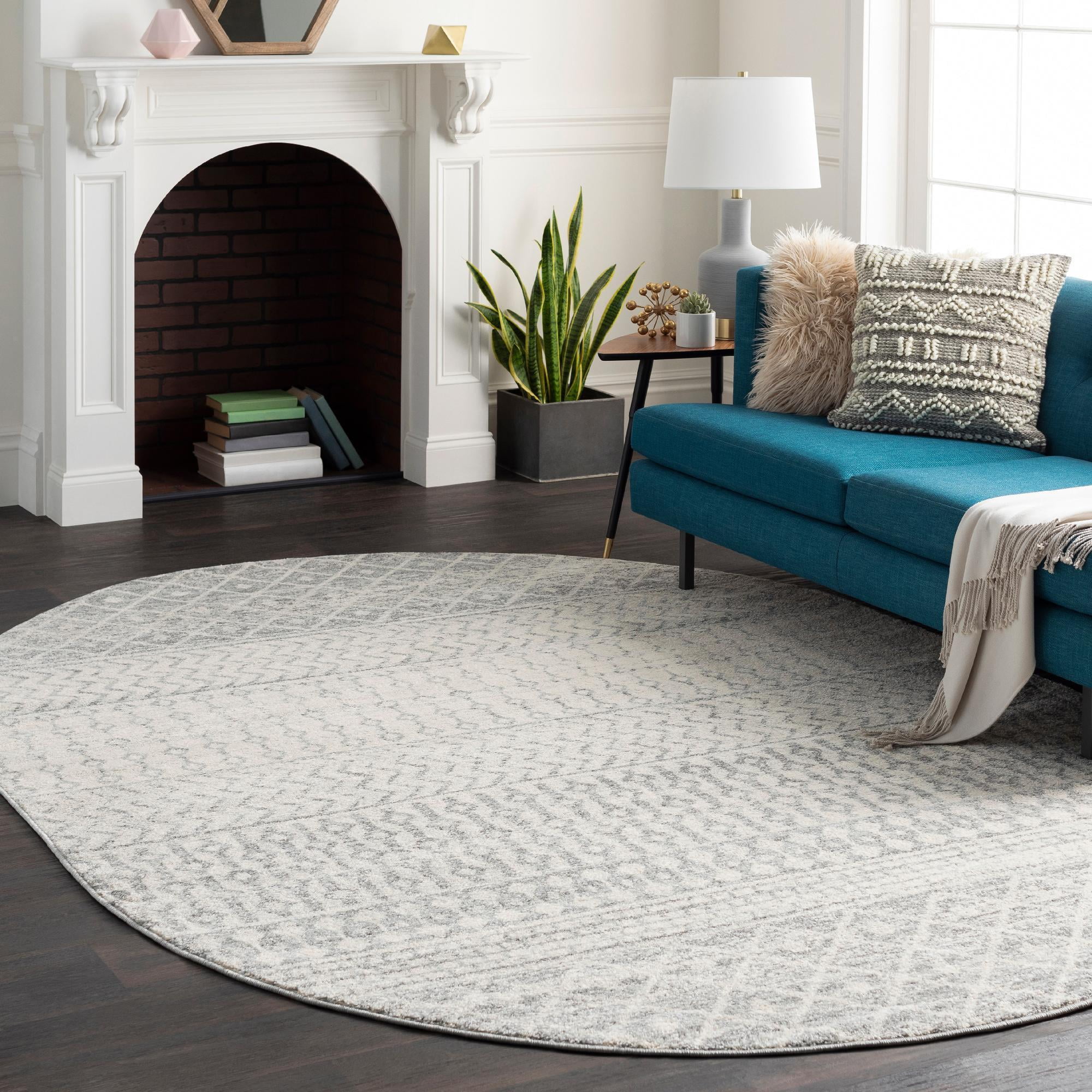 Mark&Day Area Rugs, 3x4 Sheldahl Modern Light Gray Area Rug (31 x 46)