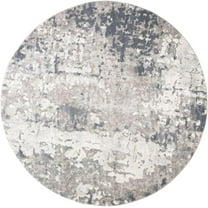 Mark&Day Area Rugs, 5ft Round Chainey Modern Pale Blue Area Rug (5'3" Round)