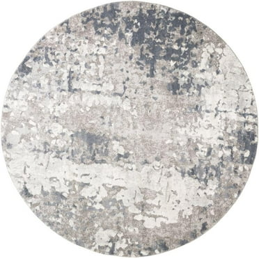 Mark&Day Area Rugs, 5ft Round Chainey Modern Pale Blue Area Rug (5'3" Round)