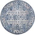 thumbnail image 1 of Mark&Day Area Rugs, 5ft Round Kedrick Traditional Light Gray Area Rug (5'3" Round), 1 of 9