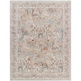 thumbnail image 1 of Mark&Day Area Rugs, 5ft Round Qasim Traditional Beige/Teal Area Rug, Cream Beige Yellow Carpet for Living Room, Bedroom or Kitchen (5'3" Round), 1 of 1