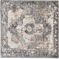 thumbnail image 1 of Mark&Day Area Rugs, 5x5 Bowen Traditional Charcoal Square Area Rug, Grey White Beige Carpet for Living Room, Bedroom or Kitchen (5'3" Square), 1 of 8