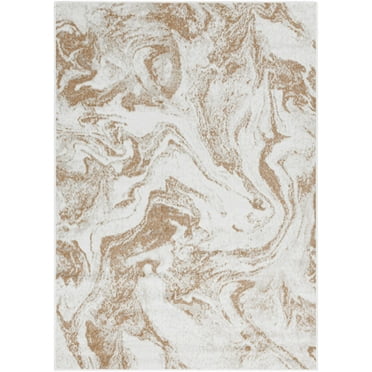 Mark&Day Area Rugs, 5x7 Abran Modern Rust Area Rug (4'11" x 7')