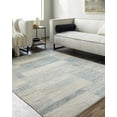 thumbnail image 1 of Mark&Day Area Rugs, 5x7 Ahron Modern Navy Area Rug, Blue Beige Ivory Carpet for Living Room, Bedroom or Kitchen (5'3" x 7'), 1 of 7