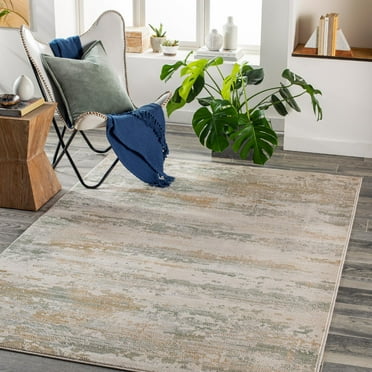 Mark&Day Area Rugs, 5x7 Akrotiri Modern Cream Area Rug (5'3" x 7')