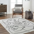 thumbnail image 1 of Mark&Day Area Rugs, 5x7 Annalynn Modern Beige Area Rug, Beige Carpet for Living Room, Bedroom or Kitchen (4'11" x 7'), 1 of 5