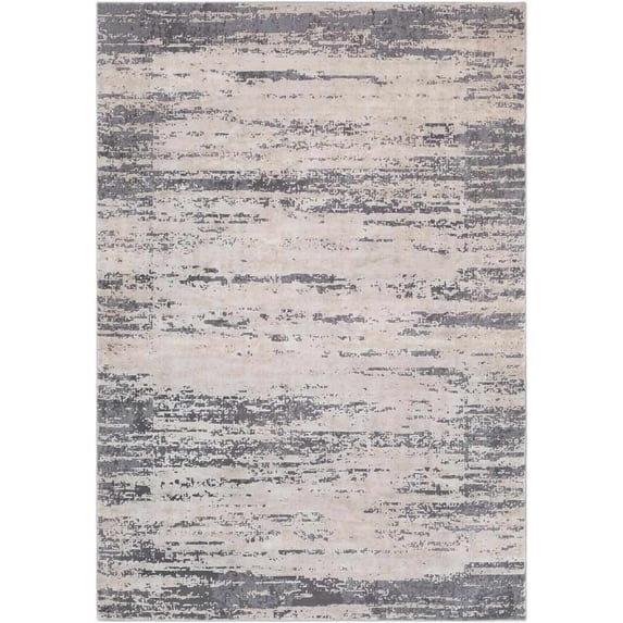 Mark&Day Area Rugs, 5x7 Arnie Modern Abstract Marble Gray/Khaki Area Rug, Tan Beige Grey Marble Swirl Carpet for Living Room, Bedroom or Kitchen (5'3" x 7'7")