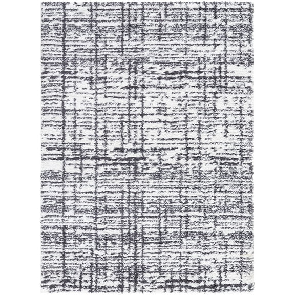 Mark&Day Area Rugs, 5x7 Arnita Modern Charcoal Area Rug, White Black Grey Carpet for Living Room, Bedroom or Kitchen (5'3" x 7')