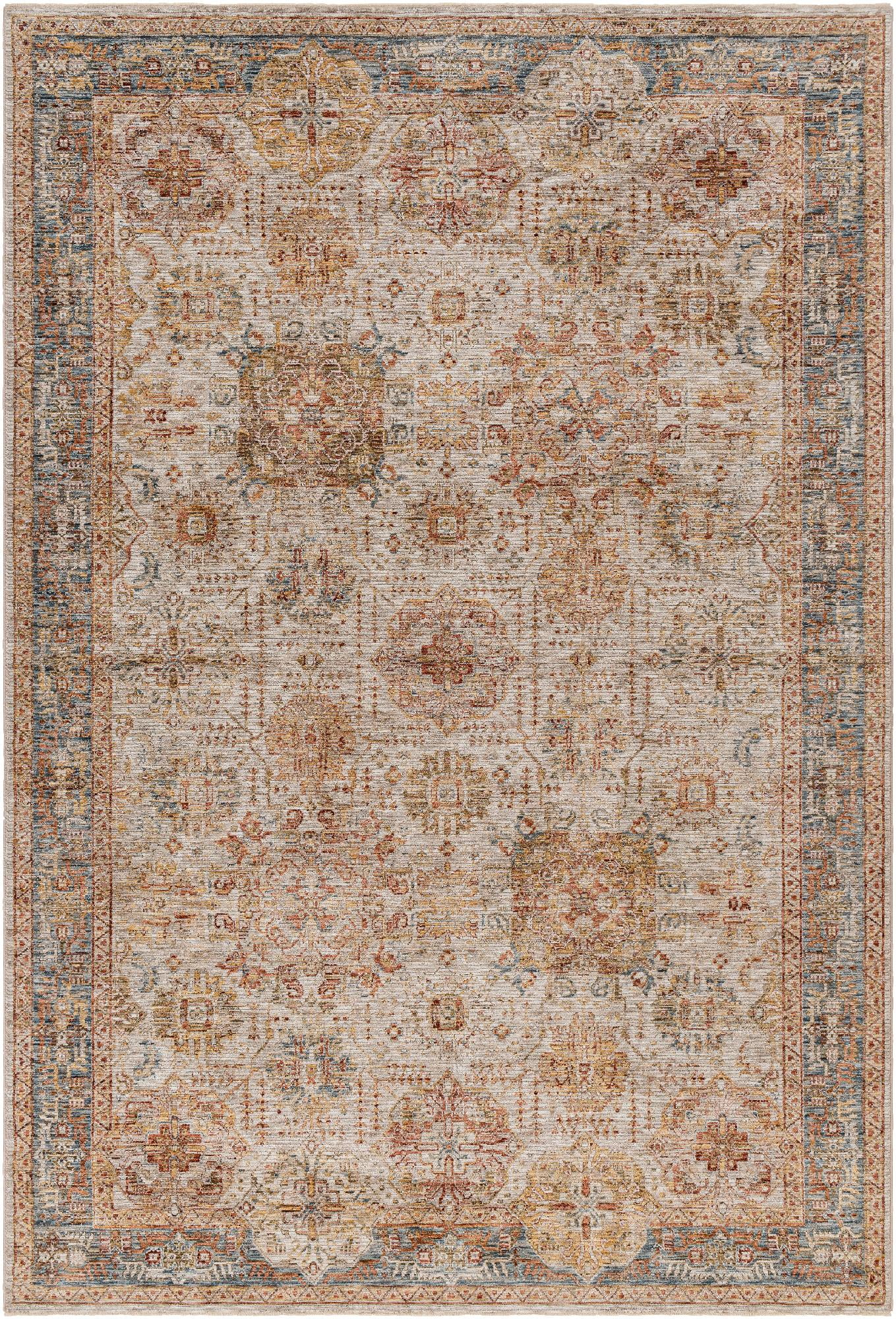 Mark&Day Area Rugs, 5x7 Belvue Traditional Ivory Area Rug (5' x 7'5