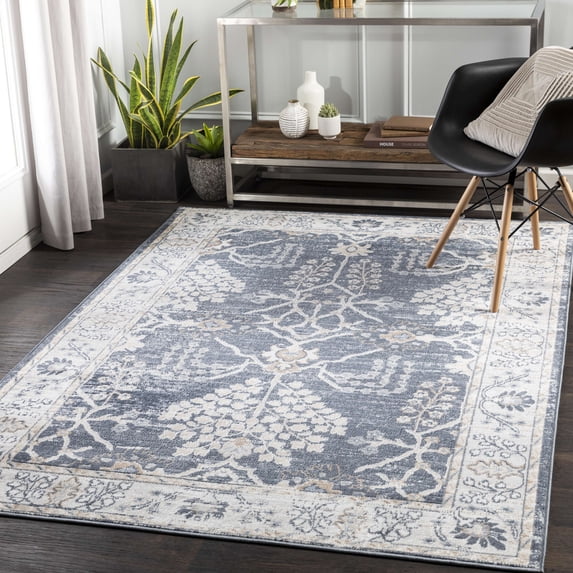 Mark&Day Area Rugs, 5x7 Beswerd Traditional Camel Area Rug, Cream Grey Carpet for Living Room, Bedroom or Kitchen (5'2" x 7')