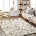 thumbnail image 1 of Mark&Day Area Rugs, 5x7 Boardman Global Shag Beige Area Rug, Beige Carpet for Living Room, Bedroom or Kitchen (5'3" x 7'3"), 1 of 5