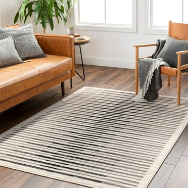 Mark&Day Area Rugs, 5x7 Bucklin Modern Charcoal Area Rug (5' x 7')