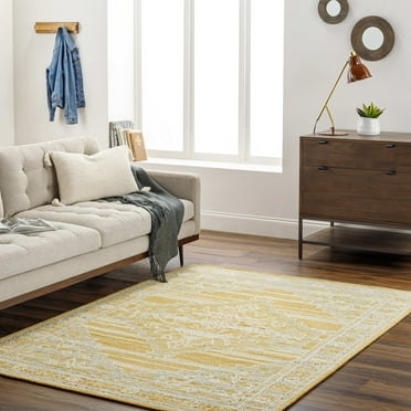 Mark&Day Area Rugs, 5x7 Campbellsville Traditional Apricot Orange Area Rug (5' x 7'6")