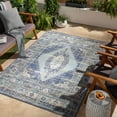 thumbnail image 1 of Mark&Day Area Rugs, 5x7 Chirokitia Traditional Dark Blue Area Rug (5'3" x 7'7"), 1 of 3