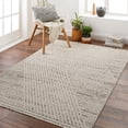 thumbnail image 1 of Mark&Day Area Rugs, 5x7 Clearfield Modern Charcoal Area Rug, Grey Ivory Brown Carpet for Living Room, Bedroom or Kitchen (5'3" x 7'), 1 of 6
