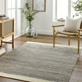 thumbnail image 1 of Mark&Day Jute Rugs, 5x7 Cylinder Rustic Wheat/Denim Area Rug, Beige Grey Carpet for Living Room, Bedroom or Kitchen (5' x 7'6"), 1 of 6