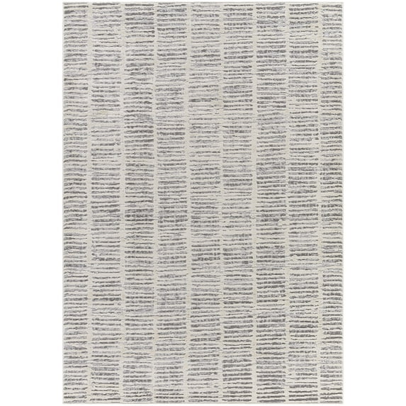 Mark&Day Area Rugs, 5x7 Cyndia Modern Charcoal Area Rug, Grey Silver Carpet for Living Room, Bedroom or Kitchen (5'3" x 7')