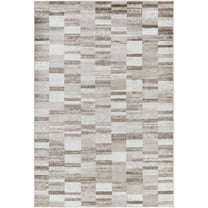 Mark&Day Area Rugs, 5x7 Dantrell Modern Dark Brown Area Rug (5'3" x 7'3")