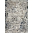 thumbnail image 1 of Mark&Day Area Rugs, 5x7 Davos Modern Abstract Marble Shag Denim Area Rug, Blue Grey Marble Swirl Carpet for Living Room, Bedroom or Kitchen (5'3" x 7'3"), 1 of 4