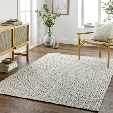 Mark&Day Area Rugs, 5x7 Decorah Modern Charcoal Area Rug (5' x 7'6")