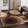 thumbnail image 1 of Mark&Day Area Rugs, 5x7 Gibsons Modern Dark Brown Area Rug (5'3" x 7'9"), 1 of 1