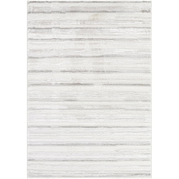 Mark&Day Area Rugs, 5x7 Ieshia Modern Light Brown Area Rug, Silver White Carpet for Living Room, Bedroom or Kitchen (5'3" x 7')