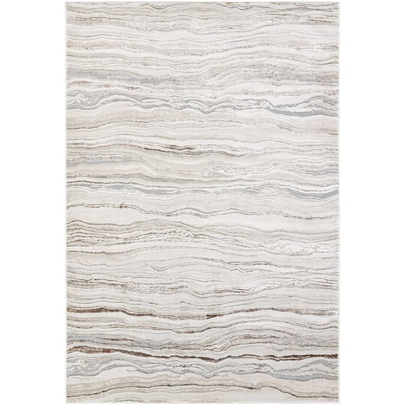 Mark&Day Area Rugs, 5x7 Jamaur Modern Light Slate Area Rug, Ivory Cream Beige Carpet for Living Room, Bedroom or Kitchen (5'3" x 7'3")