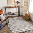 thumbnail image 1 of Mark&Day Area Rugs, 5x7 Kalopsida Global Medium Gray Area Rug, Grey Ivory Carpet for Living Room, Bedroom or Kitchen (5'7" x 7'), 1 of 1