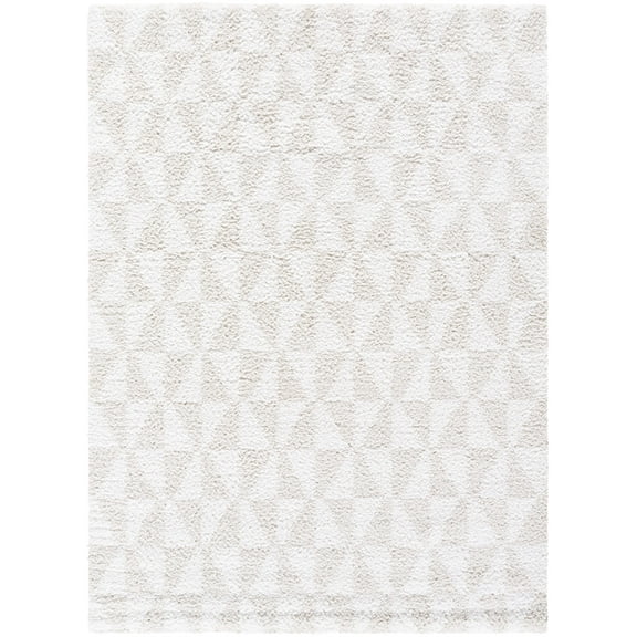 Mark&Day Area Rugs, 5x7 Keno Modern Light Brown Area Rug, White Oatmeal Carpet for Living Room, Bedroom or Kitchen (5'3" x 7')
