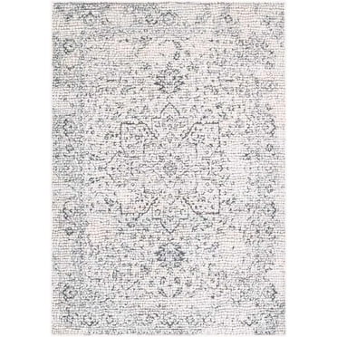 Mark&Day Area Rugs, 5x7 Lachan Traditional White Grey Area Rug (5'1" x 7'3")