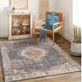 thumbnail image 1 of Mark&Day Area Rugs, 5x7 Lake Park Traditional Dark Green Area Rug (5'3" x 7'), 1 of 7