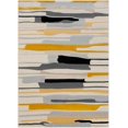 thumbnail image 1 of Mark&Day Area Rugs, 5x7 Lorient Modern Mustard/Ivory Area Rug, Light Grey Beige Khaki Carpet for Living Room, Bedroom or Kitchen (5'3" x 7'3"), 1 of 7
