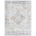 thumbnail image 1 of Mark&Day Area Rugs, 5x7 Madai Traditional Cream/Burnt Orange Area Rug, Grey Cream Blue Carpet for Living Room, Bedroom or Kitchen (5'3" x 7'), 1 of 5