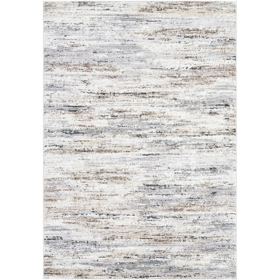 Mark&Day Area Rugs, 5x7 Namrata Modern Light Gray Area Rug, Grey Brown Carpet for Living Room, Bedroom or Kitchen (5'3" x 7'3")