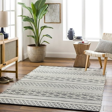 Mark&Day Area Rugs, 5x7 Overbrook Modern Gray Area Rug (5' x 7'6")