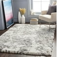thumbnail image 1 of Mark&Day Area Rugs, 5x7 Petten Modern Shag Light Gray Area Rug, Grey White Carpet for Living Room, Bedroom or Kitchen (5'3" x 7'), 1 of 5