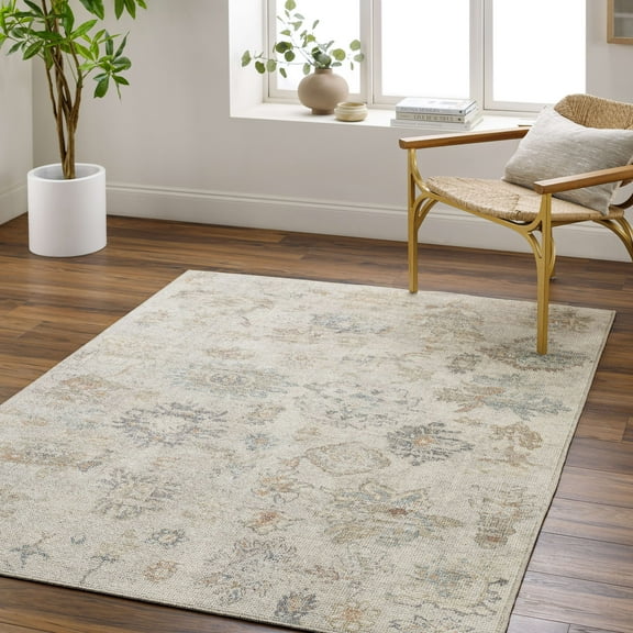 Mark&Day Area Rugs, 5x7 Shanise Traditional Light Brown Area Rug (5'3" x 7')