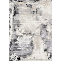 Mark&Day Area Rugs, 5x7 Sheleena Modern Black Area Rug (5'3" x 7')
