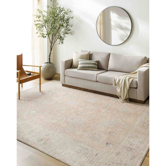 Mark&Day Area Rugs, 5x7 Shellina Traditional Dusty Pink Area Rug (5'2" x 7')