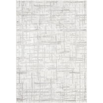 Mark&Day Area Rugs, 5x7 Tawney Modern Light Beige/Light Gray Area Rug (5'3" x 7')