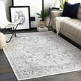 thumbnail image 1 of Mark&Day Area Rugs, 5x7 Terband Traditional Light Gray Area Rug, Grey Beige White Carpet for Living Room, Bedroom or Kitchen (5'3" x 7'3"), 1 of 6