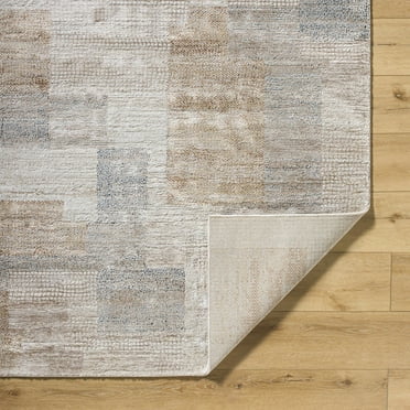 Mark&Day Area Rugs, 5x7 Tyshawn Modern Brown/Ivoryr Area Rug (5'3" x 7')